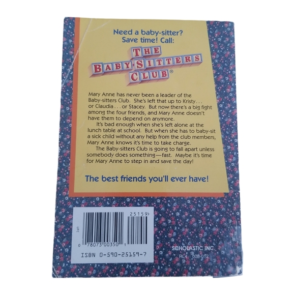 Vintage Baby-Sitters Club Novel #4 - Picture 2 of 4